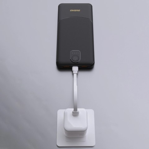 Powerbank Dudao K10 10000mAh 2.4A 2 x USB-A - czarny