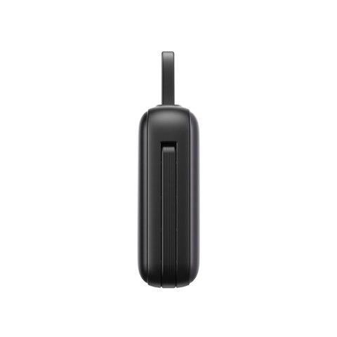 Powerbank Joyroom JR-PBF27 10000mAh 22.5W z wbudowanymi kablami USB-C i Lightning - czarny
