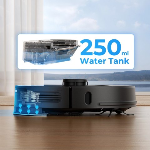 Robot sprzątający odkurzacz UWANT U100 Lite z funkcją mopa + stacja ładująca - szary