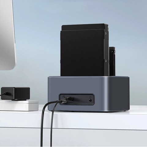 Stacja dokująca Orico 6656C3-C na 5 dysków z funkcją klonowania offline 2,5"/3,5" SATA HDD/SSD - szara