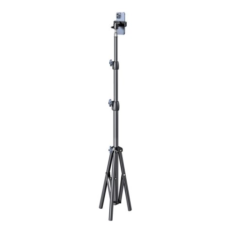 Statyw trójnożny Wozinsky WRLD-00Y1S tripod wytrzymały statyw ze stali węglowej 1.7m matowy - czarny
