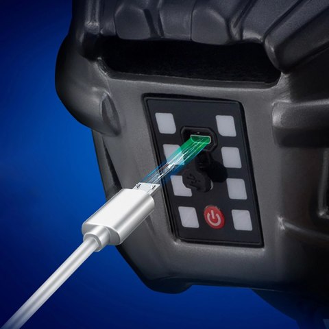 Kask rowerowy Rockbros z wbudowaną lampką - różowy