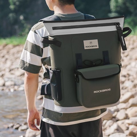 Plecak termiczny Rockbros z izolacją 18l ergonomiczny - zielony