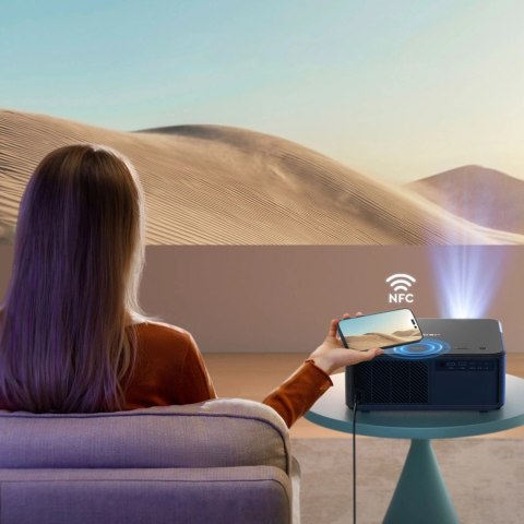 Projektor multimedialny Yaber K2s Pro LCD FullHD 1080p z głośnikami JBL i subwooferem - czarny