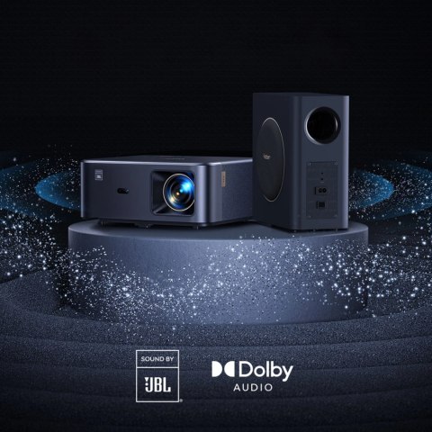 Projektor multimedialny Yaber K2s Pro LCD FullHD 1080p z głośnikami JBL i subwooferem - czarny