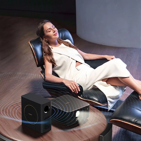 Projektor multimedialny Yaber K3 Pro LCD FullHD 1080p z głośnikami JBL i subwooferem - czarny