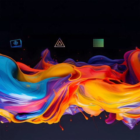 Projektor multimedialny Yaber K3 Pro LCD FullHD 1080p z głośnikami JBL i subwooferem - czarny