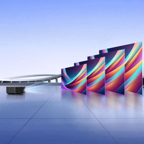 Projektor multimedialny Yaber K3 Pro LCD FullHD 1080p z głośnikami JBL i subwooferem - czarny