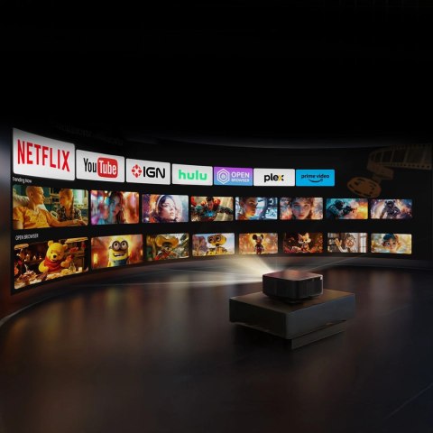 Projektor multimedialny Yaber K3 Pro LCD FullHD 1080p z głośnikami JBL i subwooferem - czarny