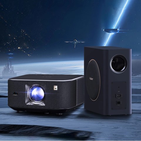 Projektor multimedialny Yaber K3 Pro LCD FullHD 1080p z głośnikami JBL i subwooferem - czarny