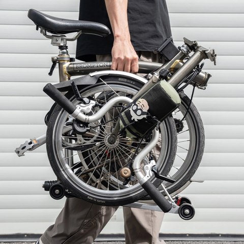 Torba na butelkę Rockbros turystyczna z paskiem na ramię 1l - zielona