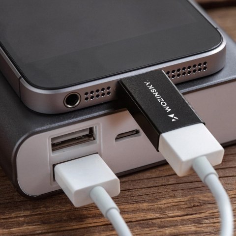 Adapter Wozinsky W10GY1S USB-C - USB-A 3.2 10Gb/s - czarny