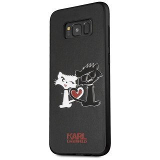 Etui Karl Lagerfeld Choupette In Love na Samsung Galaxy S8 Plus - czarne