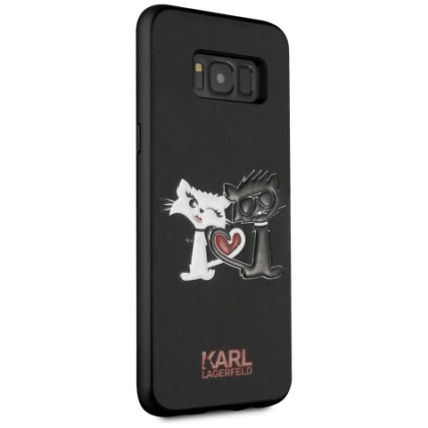 Etui Karl Lagerfeld Choupette In Love na Samsung Galaxy S8 Plus - czarne