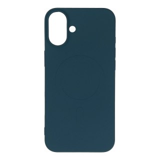 Etui Liquid Silicone Case z MagSafe na Samsung Galaxy A16 5G - niebieskie