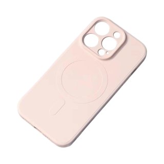 Etui Silicone Case z MagSafe na Samsung Galaxy A16 5G - różowe