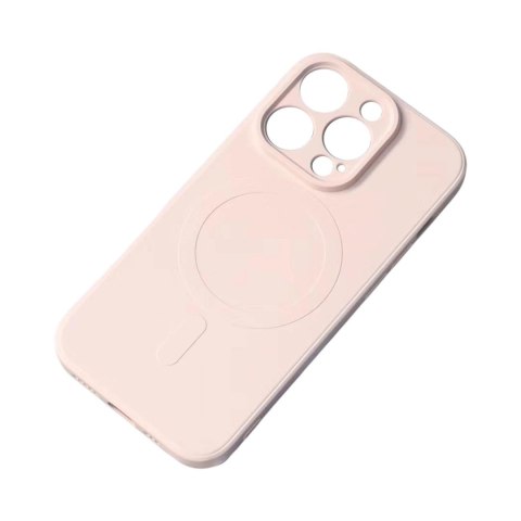 Etui Silicone Case z MagSafe na Samsung Galaxy A16 5G - różowe