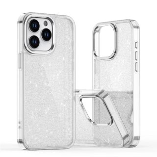Etui brokatowe Glitter Case na Samsung Galaxy A16 5G - przezroczyste