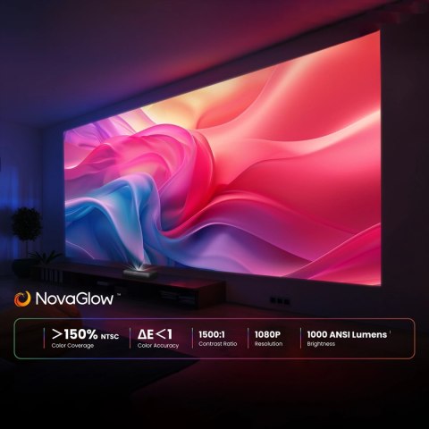 Projektor multimedialny Yaber K300s laserowy RGB FullHD 1080p z głośnikami JBL - czarny