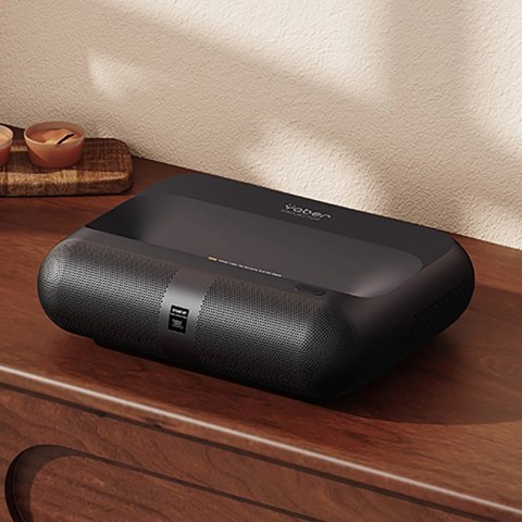 Projektor multimedialny Yaber K300s laserowy RGB FullHD 1080p z głośnikami JBL - czarny