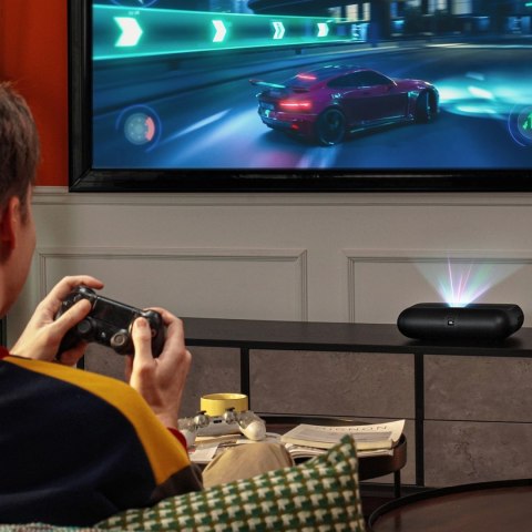 Projektor multimedialny Yaber K300s laserowy RGB FullHD 1080p z głośnikami JBL - czarny