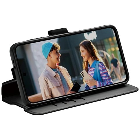 Etui CARE by PanzerGlass Feature Wallet Kickstand na Samsung Galaxy A56 5G - czarne