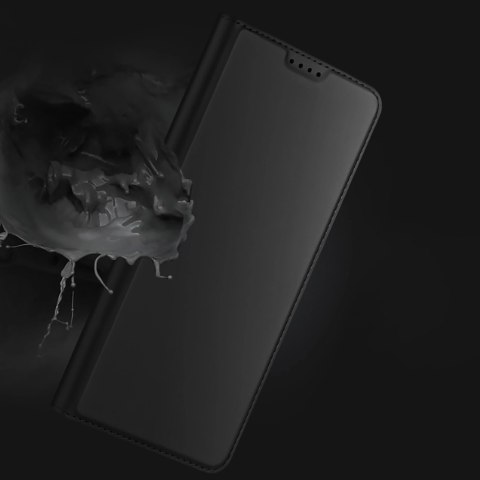 Etui Dux Ducis Skin Pro na Samsung Galaxy S25 Edge z klapką i miejscem na kartę - czarne
