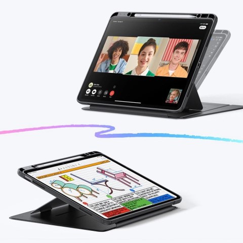 Etui ESR Flip Hybrid na iPad Air 13" 1 / 2 (gen.) 2024-2025 - czarny