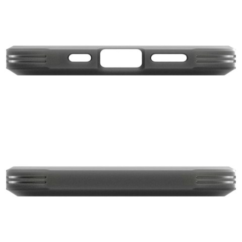 Etui Spigen Tough Armor MagSafe na iPhone 16e - przezroczysto-szare