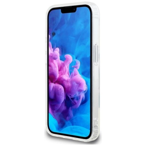 Etui Karl Lagerfeld IML Metal Karl Head MagSafe na iPhone 16e biały