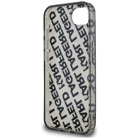 Etui Karl Lagerfeld IML Repeat Logo na iPhone 16e - srebrne