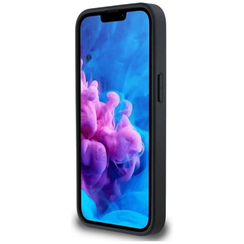 Etui Karl Lagerfeld Monogram Karl Head Pin na iPhone 16e - czarne