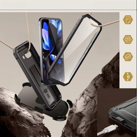Etui Supcase Unicorn Beetle Pro na Google Pixel 9A - czarne