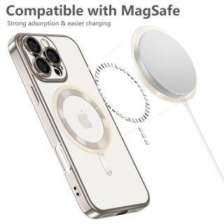 Etui Tech-Protect MagFlex MagSafe na Samsung Galaxy A56 5G - przezroczysto-różowe