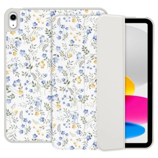 Etui Tech-Protect SC Pen na iPad 10.9" 2022 (10 gen.) / 11" 2025 (11 gen.) - stokrotki z liśćmi