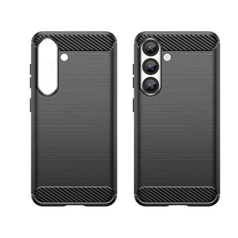 Etui Carbon Case elastyczne silikonowe na Xiaomi 15 Ultra - czarne