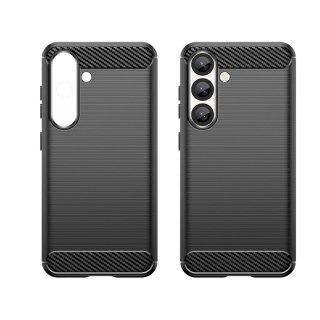 Etui Carbon Case elastyczne silikonowe na Xiaomi Redmi Note 14 Pro+ 5G - czarne