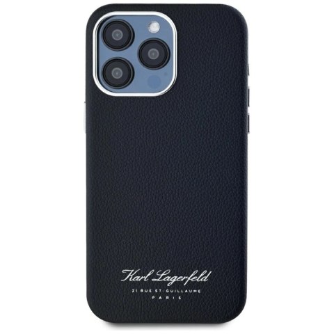 Etui Karl Lagerfeld hotel RSG na iPhone 15 Pro - czarne