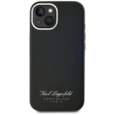 Etui Karl Lagerfeld hotel RSG na iPhone 15 - czarne