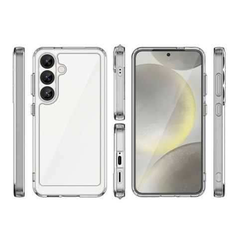 Etui Outer Space Case z żelową ramką na Xiaomi Redmi Note 14 Pro 5G - przezroczyste