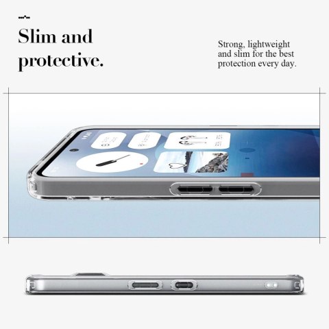 Etui Spigen Ultra Hybrid na Nothing Phone 3A - przezroczyste
