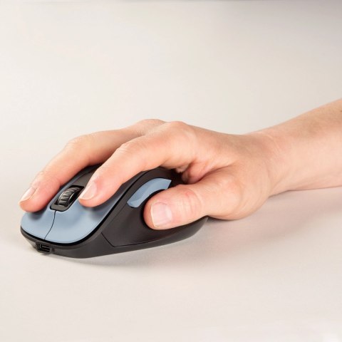 Mysz bezprzewodowa Hama MW-500 V2 z akumulatorem - jasnoniebieska