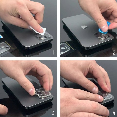 Szkło na aparat Wozinsky Full Camera Glass na Xiaomi Redmi Note 14 Pro 4G, 2-pak