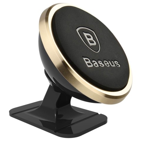 Baseus uchwyt samochodowy 360 magnetyczny złoty Baseus uchwyt samochodowy 360 magnetyczny złoty