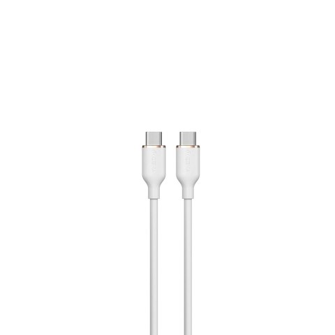 Devia kabel Jelly EC632 USB-C - USB-C 1,2 m 60W 3A biały Devia kabel Jelly EC632 USB-C - USB-C 1,2 m 60W 3A biały