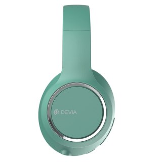 Devia słuchawki Bluetooth nauszne Kintone jasno zielone