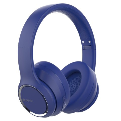 Devia słuchawki Bluetooth nauszne Kintone niebieskie Devia słuchawki Bluetooth nauszne Kintone niebieskie