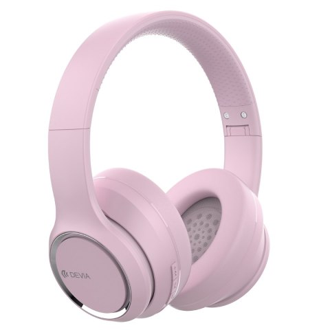 Devia słuchawki Bluetooth nauszne Kintone różowe Devia słuchawki Bluetooth nauszne Kintone różowe