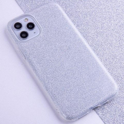 Nakładka Glitter 3w1 do iPhone 15 Plus 6,7" srebrna Nakładka Glitter 3w1 do iPhone 15 Plus 6,7" srebrna