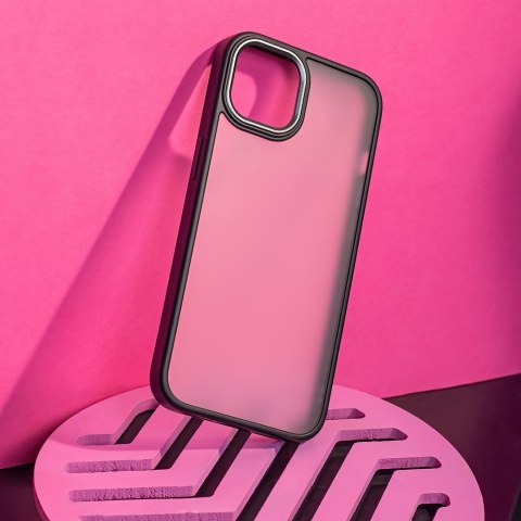 Nakładka Satin Matt do iPhone 15 Plus 6,7" czarna Nakładka Satin Matt do iPhone 15 Plus 6,7" czarna